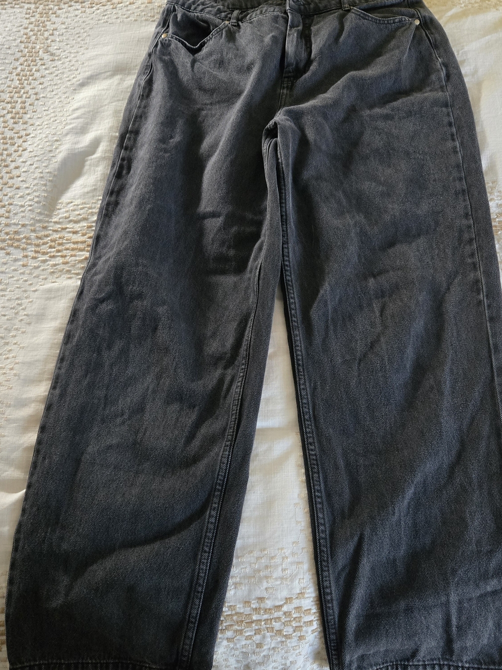 Afends Women's Shelby Long Black Wide Leg Jeans - Picture 8 of 8
